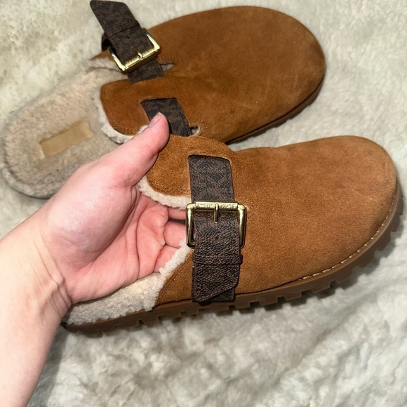 Michael Kors Judd Closed Toe Suede Clog/Mule Men's Size 8.5/Women's Size 10.5 - Picture 3 of 8